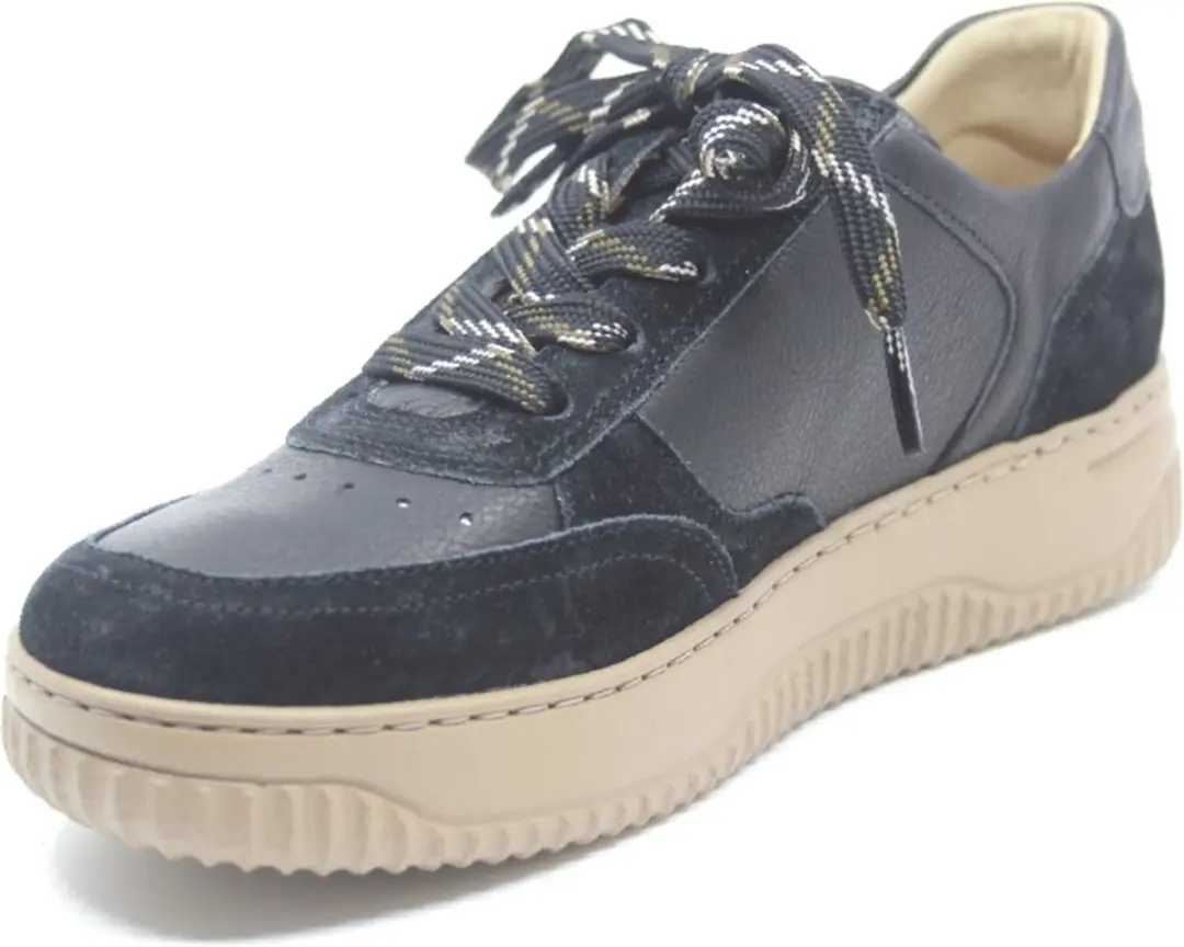 Hartjes Dames Sneakers - Zwart - afbeelding 2 van 6