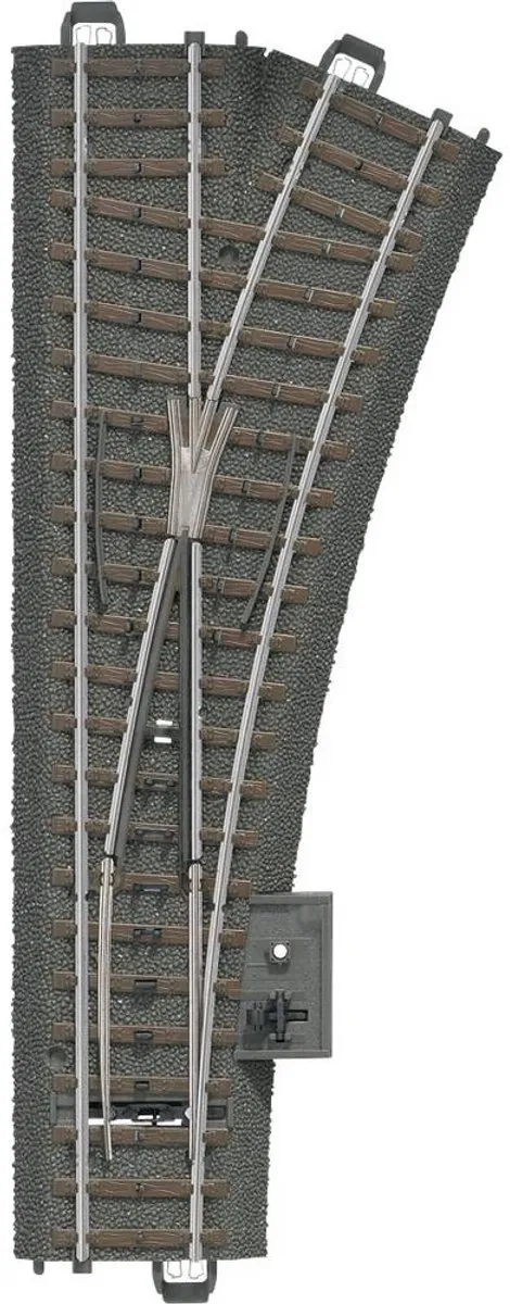 Märklin H0 C-rail Wissel 24612 Rechts - 188.3mm