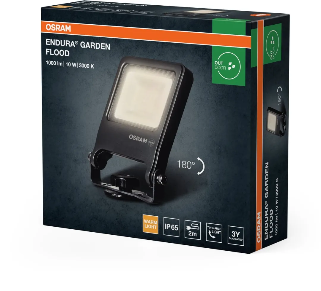 Osram Endura Garden Flood Spike 10W Warm Wit