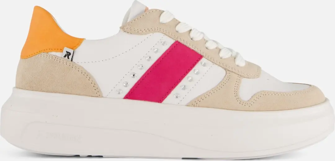 Rieker Revolution Sneakers wit Leer