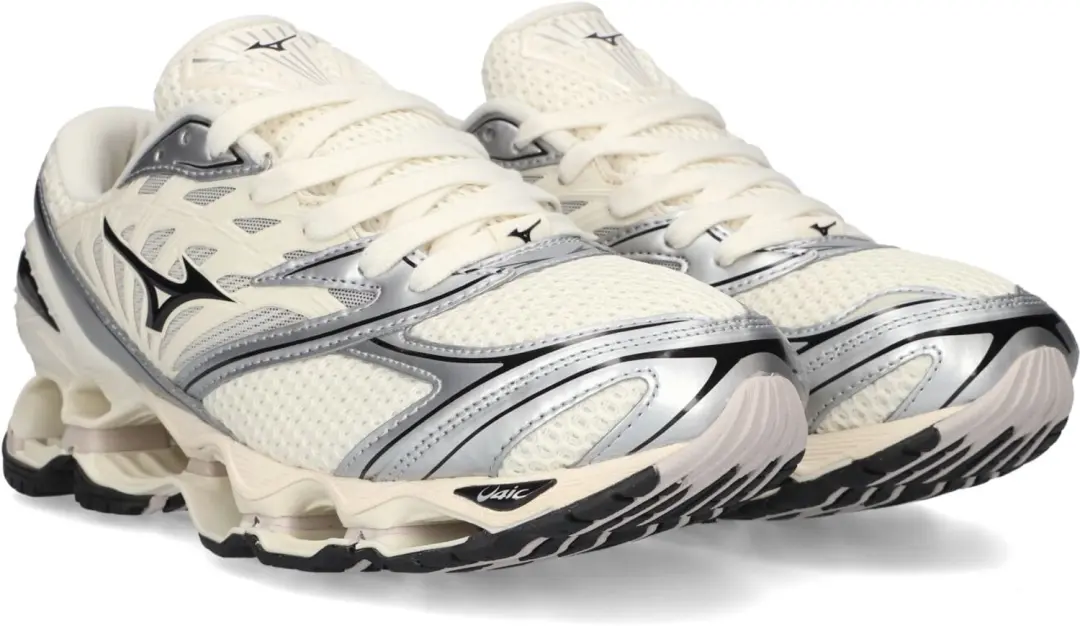 Mizuno Wave Prophecy LS Sneakers - Heren - Creme - 44 - afbeelding 3 van 6