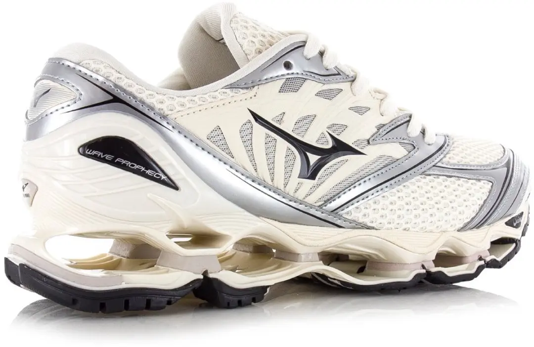 Mizuno Wave Prophecy LS Sneakers - Heren - Creme - 44 - afbeelding 6 van 6