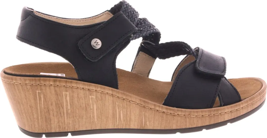 Wolky Dames Sandalen 03550 La Jolla Zwart