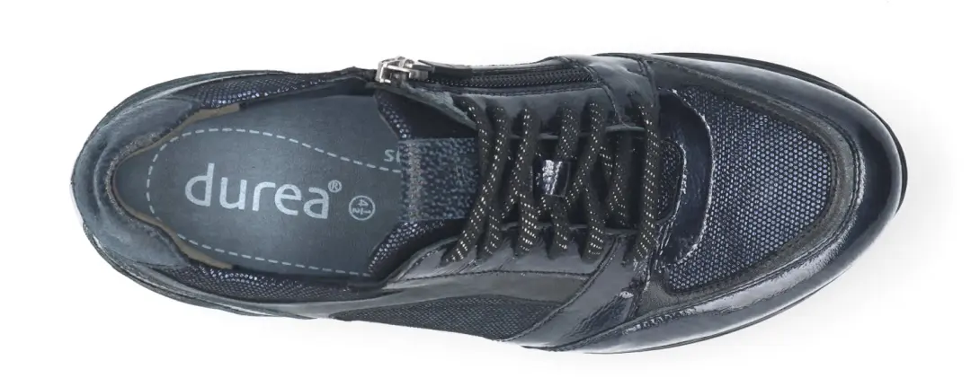 Durea 6315 Wijdte K Sneakers - Blauwmulti - afbeelding 4 van 6