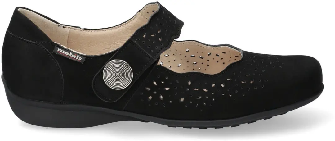 Mephisto dames instappers zwart maat 42.5