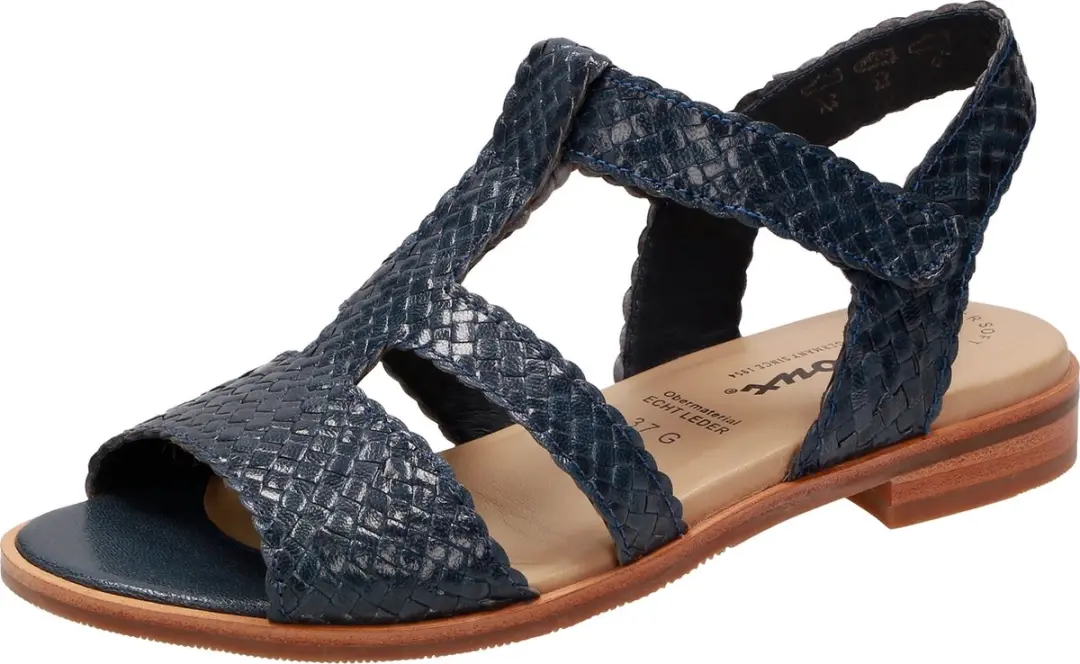 Sioux dames sandalen zwart
