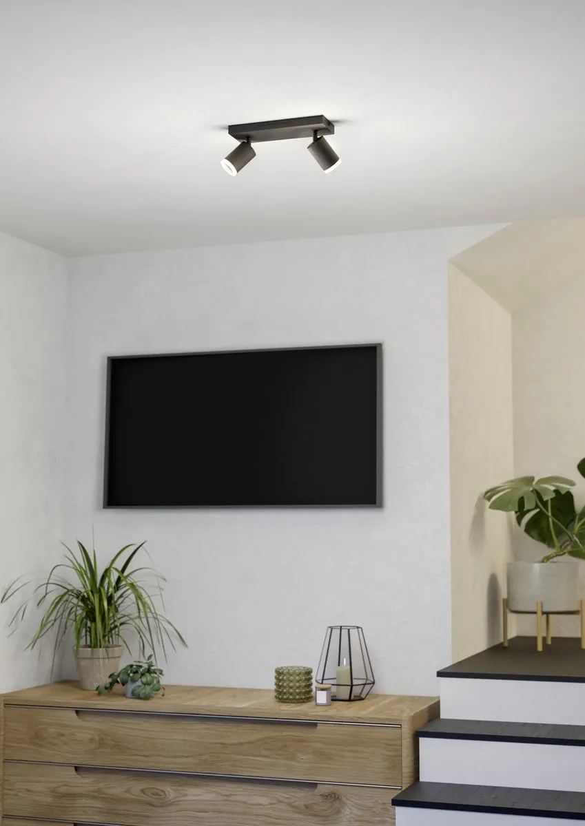 EGLO connect.z Melitello-Z Smart Spot LED 25cm - Zwart