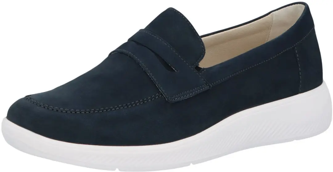 Solidus dames instappers blauw maat 37.5