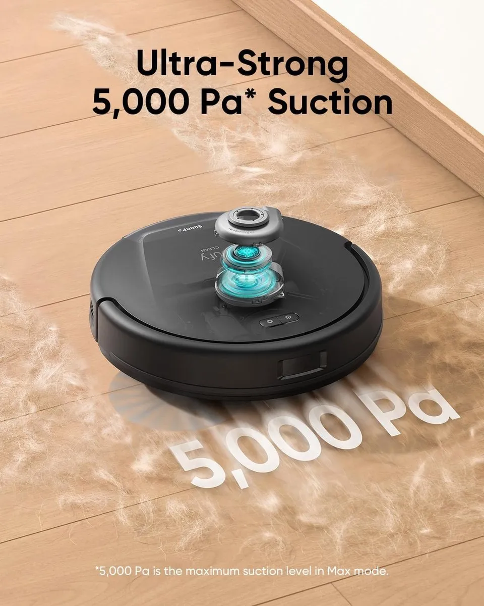 Eufy Clean L60 SES Robotstofzuiger - 5.000 Pa - Automatisch leegstation