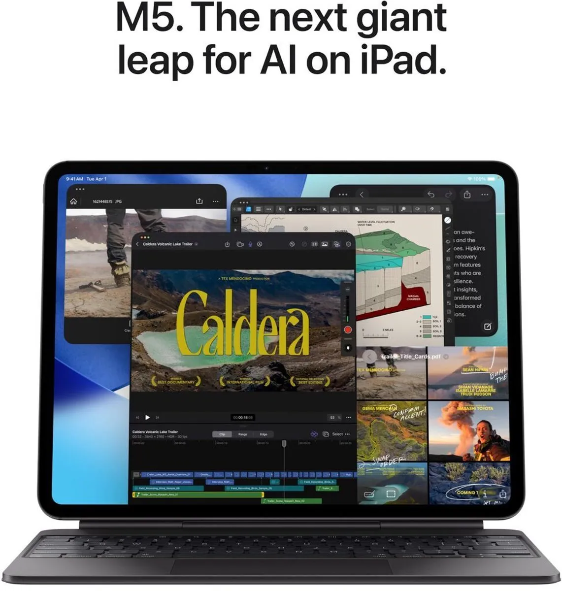 Apple iPad Pro MDYK4TY/A 13 inch - 256GB - Zilver - afbeelding 6 van 6