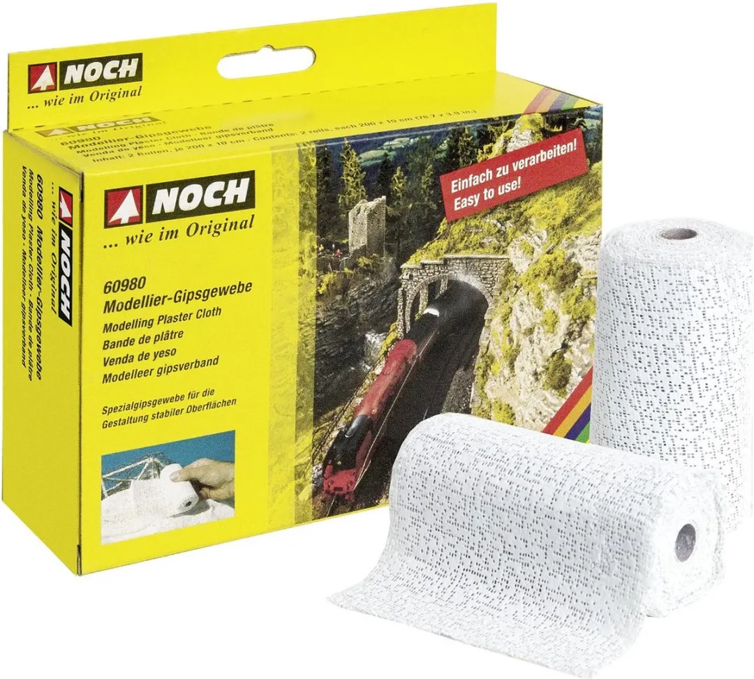 Noch 60980 Gipsverband Aluminium-grijs
