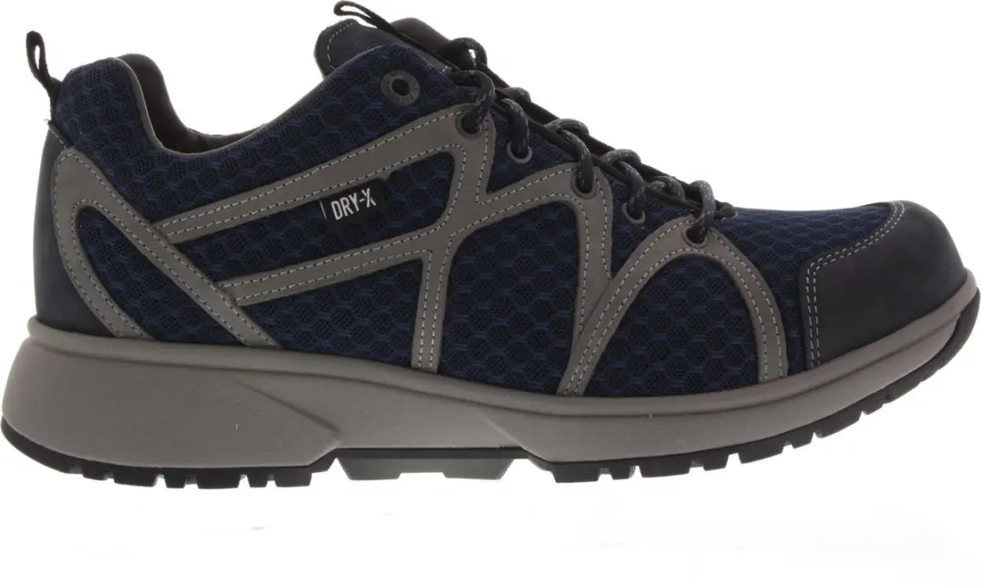 Xsensible Sneakers Heren - Lage sneakers / Herenschoenen - Canvas - 40402.5     -  Blauw combi - Maat 43