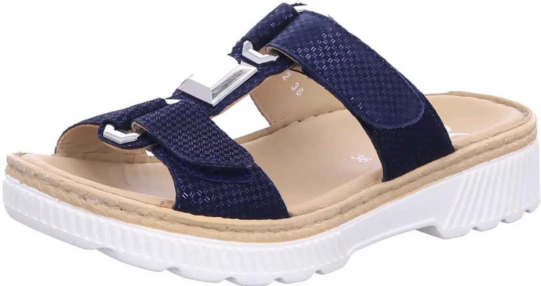 ara dames slippers blauw maat 41