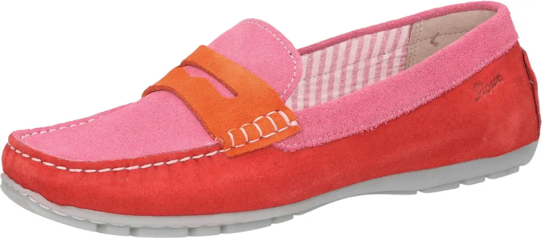 Sioux dames loafers rood maat 40