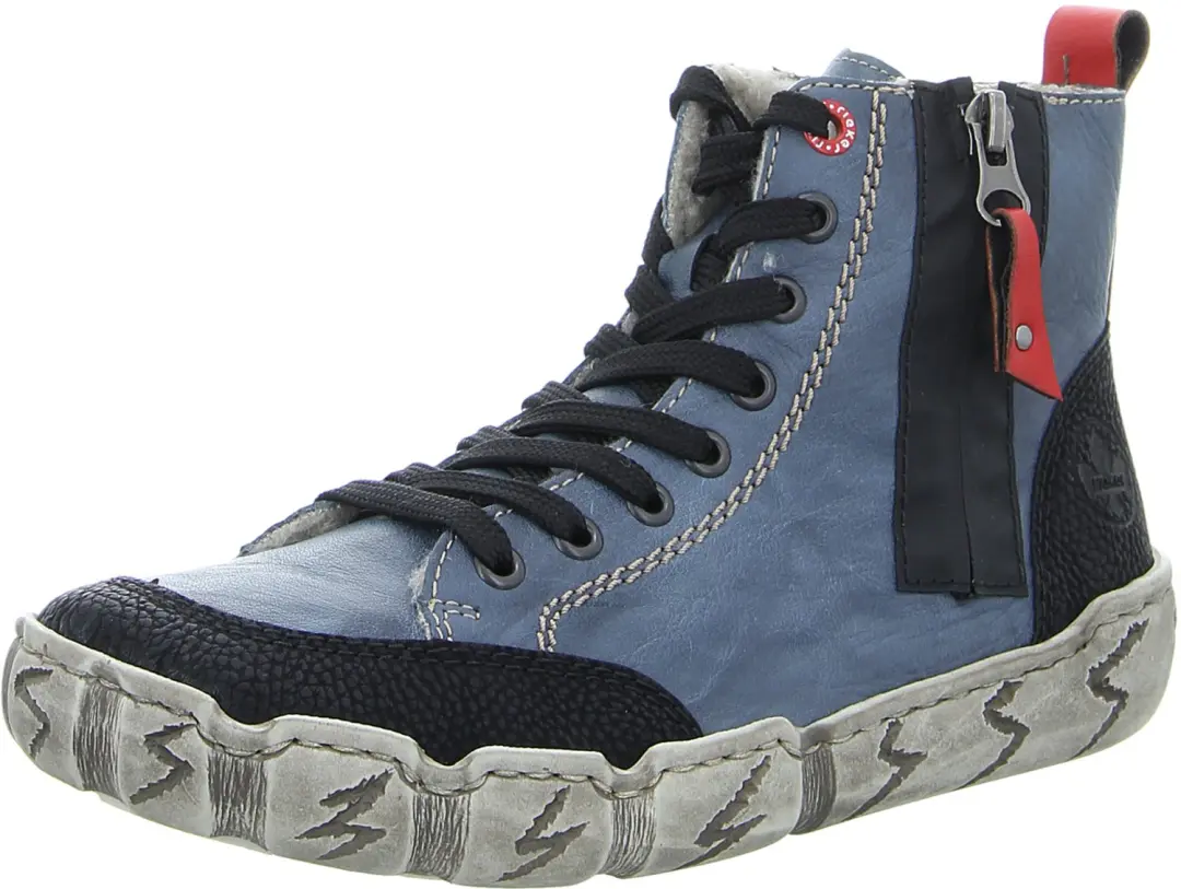 Rieker dames laarzen blauw maat 38