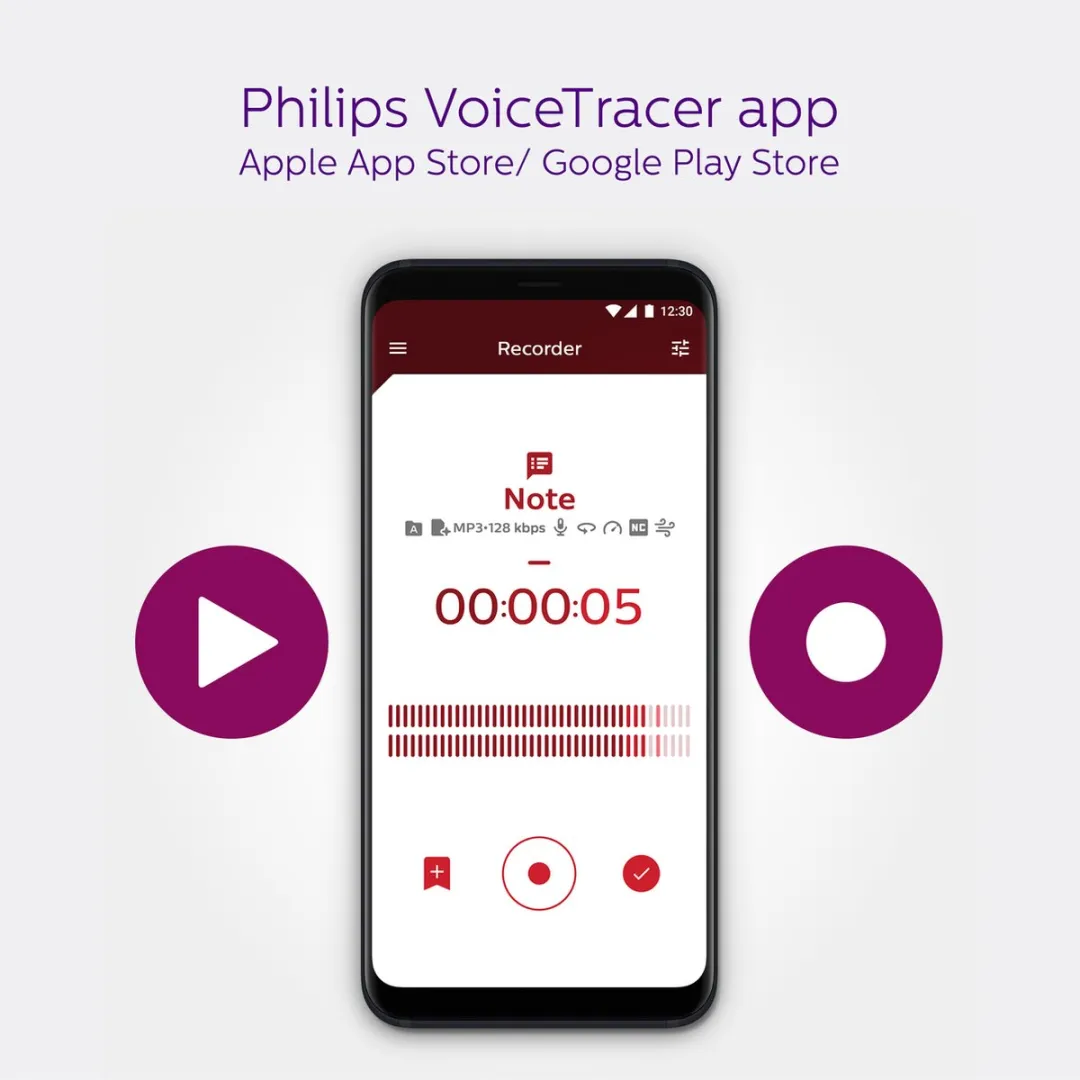 Philips DVT8115 Audiorecorder - Antraciet