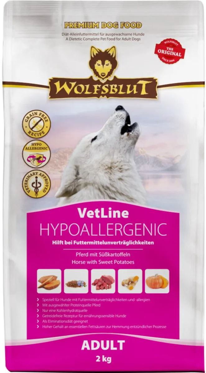 Wolfsblut VetLine Hypoallergeen Hondenvoer 2kg