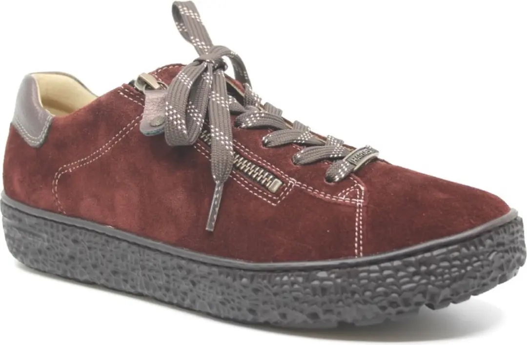 Hartjes, 162.1401/99 60.77, Roodbruine dames sneakers wijdte H