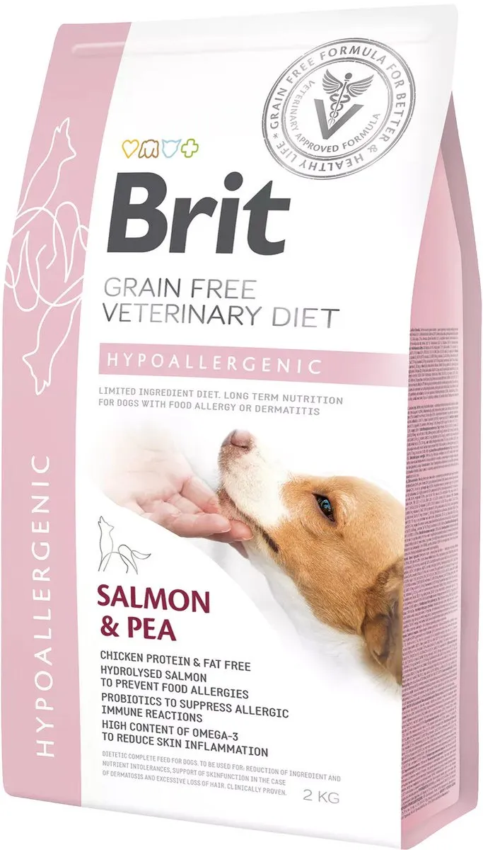 Brit Veterinary Diet Dog Hypoallergeen 2kg