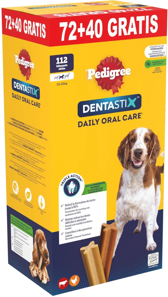 Pedigree Dentastix Medium Bonus-Pack 112 Stuks