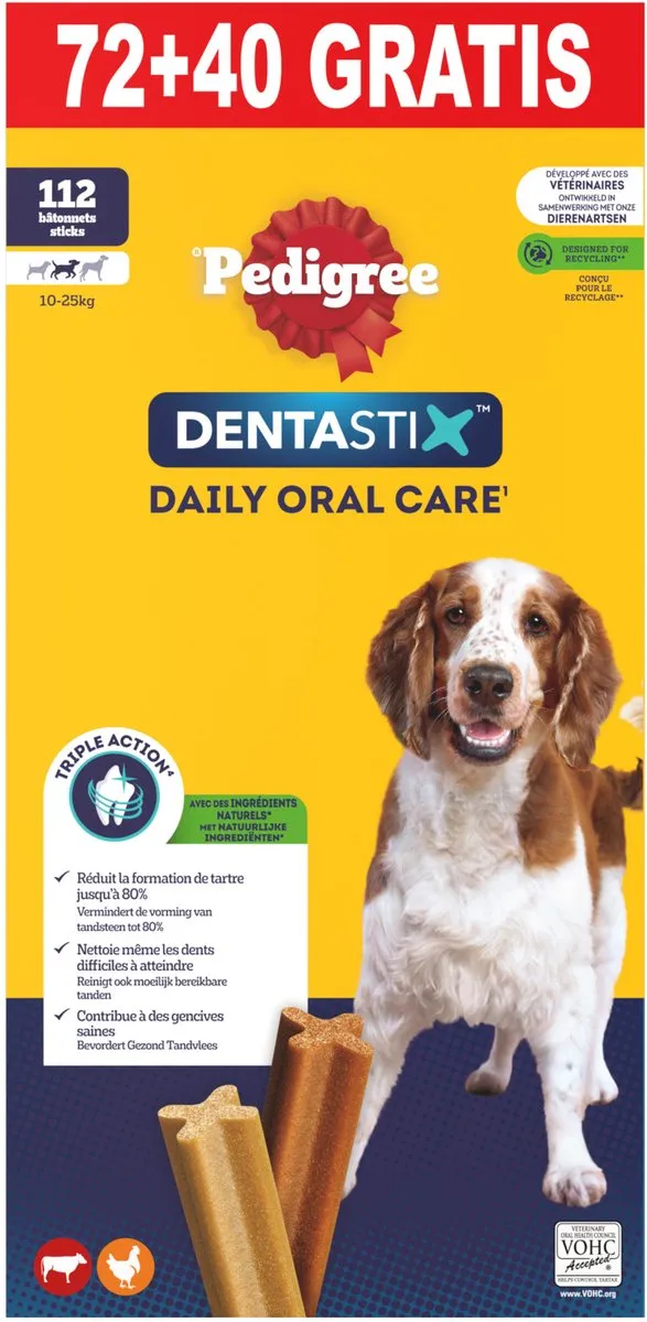 Pedigree Dentastix Medium Bonus-Pack 112 Stuks