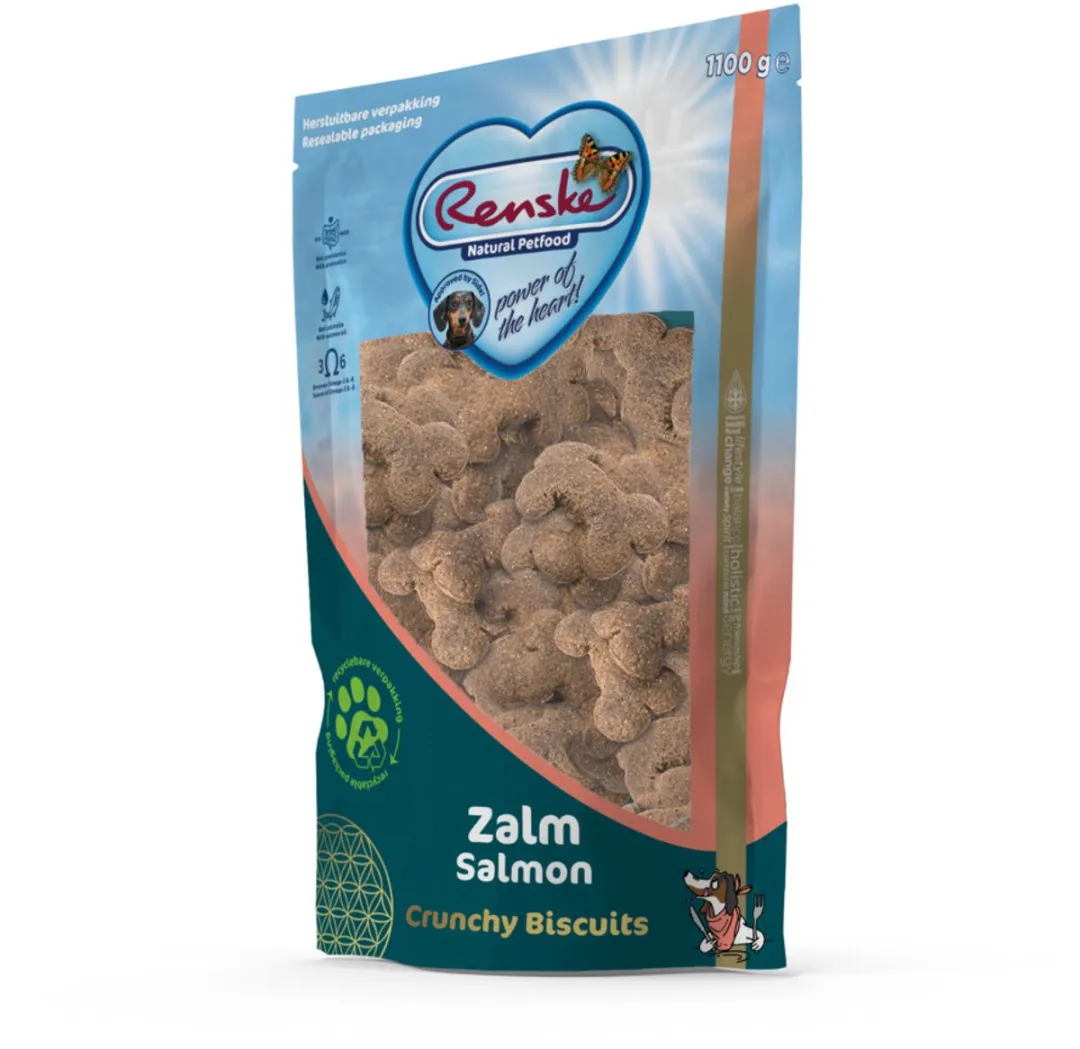 Renske Gezonde Beloning Crunchy Hondensnack Zalm