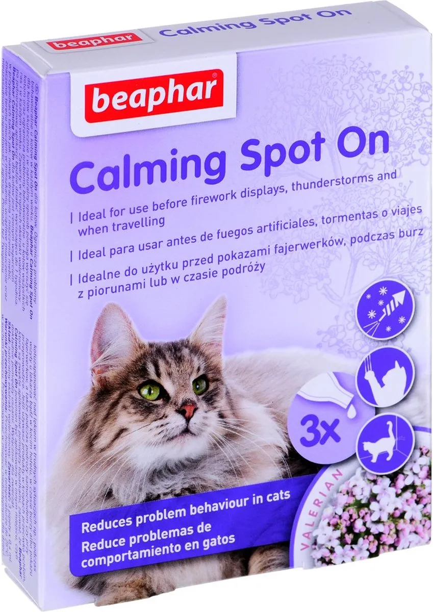 Beaphar No Stress Spot Katten Anti-Stress Druppels 0.4ml