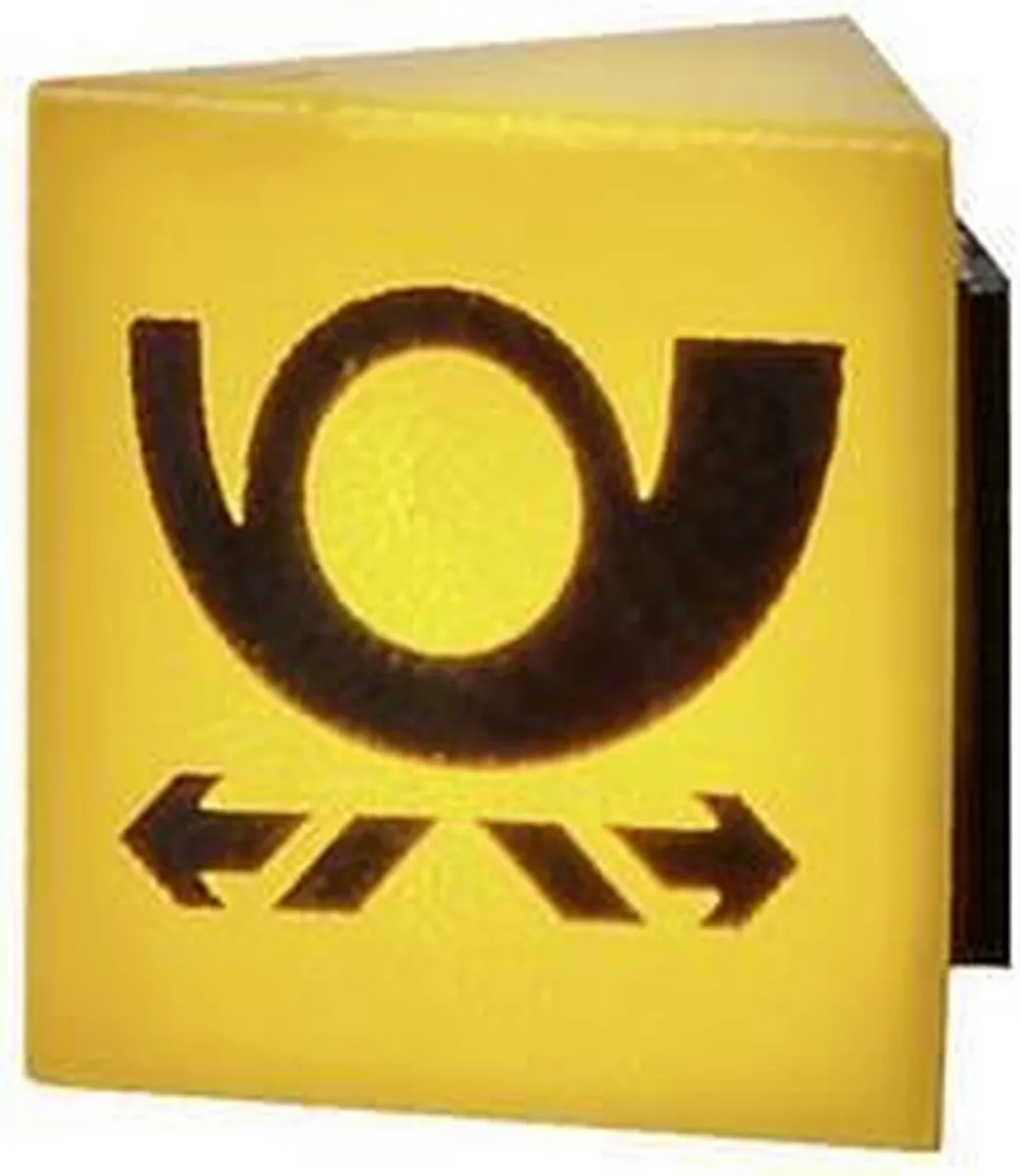 Viessmann 1371 H0 Reclamebord Deutsche Post LED