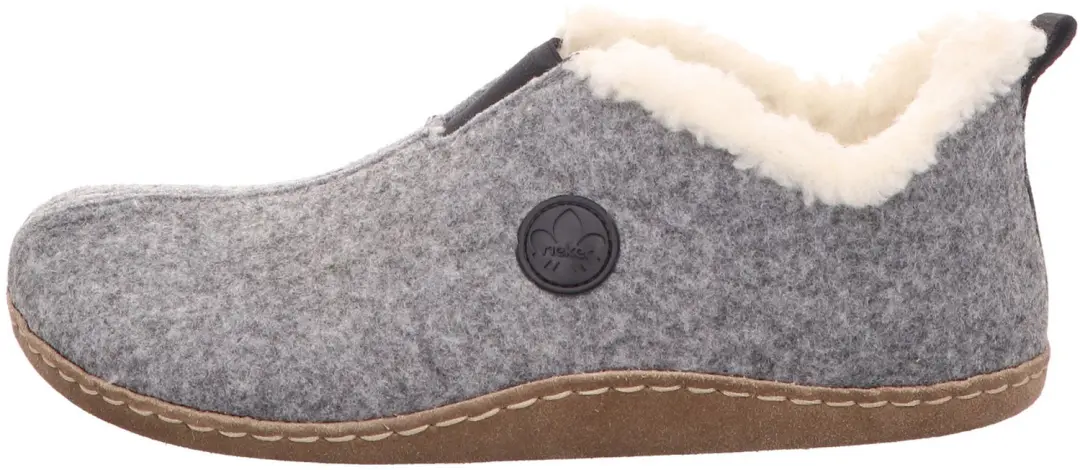Rieker dames slippers grijs maat 36