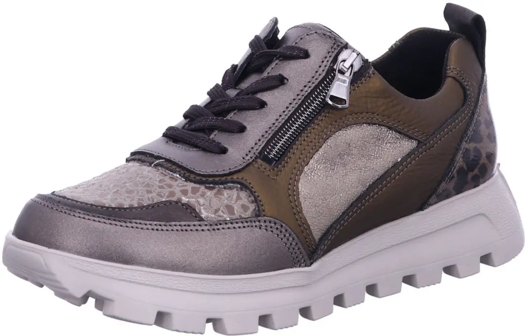 Waldläufer dames sneakers bruin maat 38