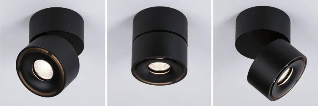Paulmann Spircle LED Plafondlamp 8W 550lm Zwart mat