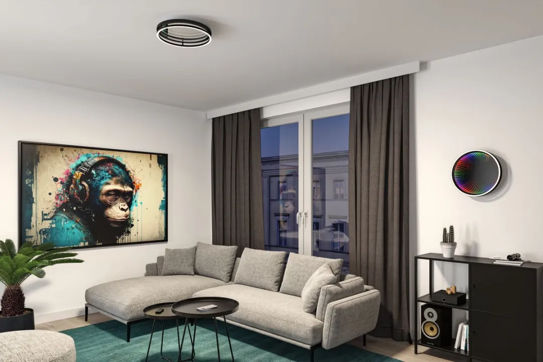 Paulmann Spaceglow One Wandlamp RGB+ 2000lm - Zwart mat
