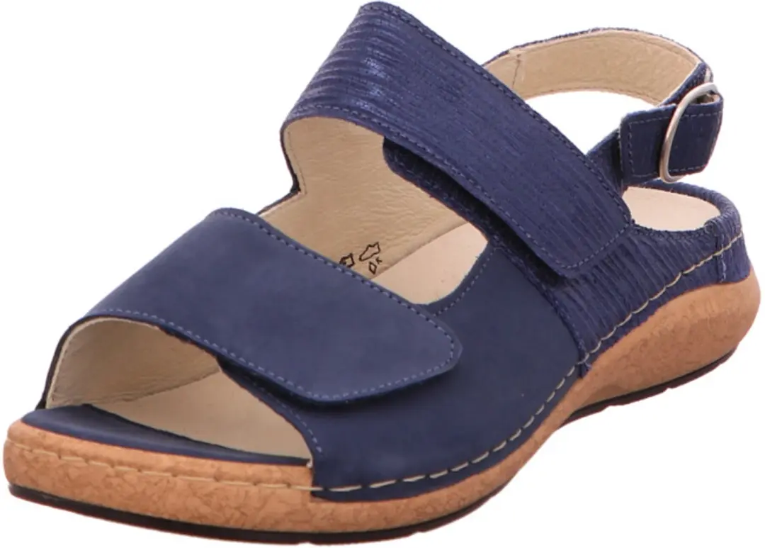 Waldläufer dames sandalen blauw maat 38