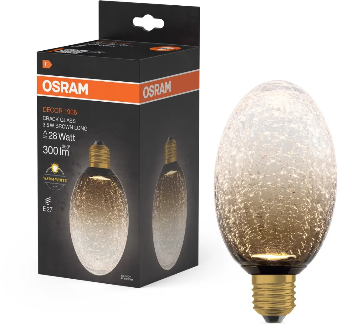 Osram Decor LED Lamp Cracked Glass 3.5W 2700K - Ø90cm