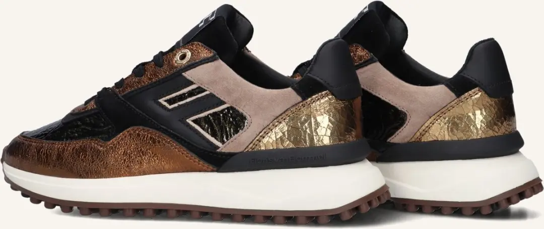 Floris van Bommel Noppi Sneakers - Leer - Bronskleurig - afbeelding 6 van 6