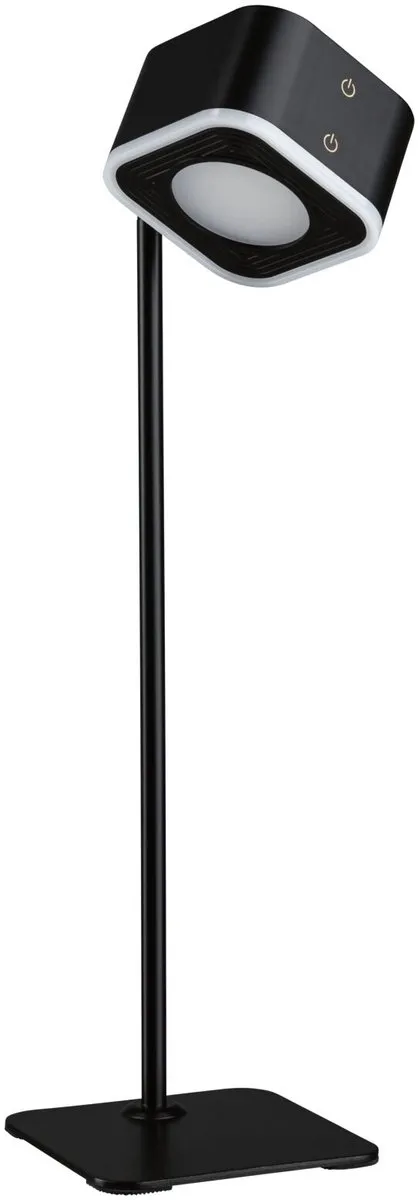 Paulmann Varia White Switch Mobiele Tafellamp - 160lm Warm Wit - Zwart