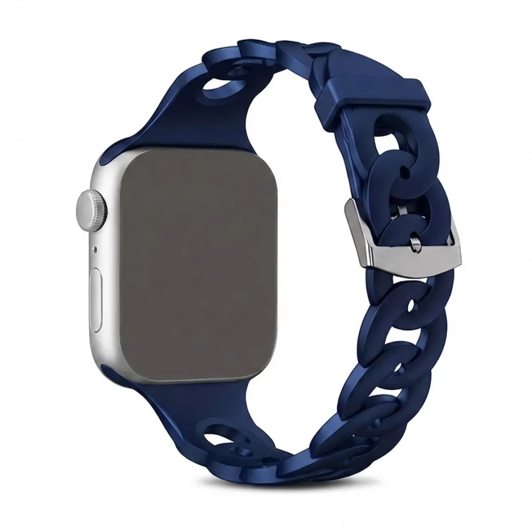 NUVEX Marineblauw Horlogebandje Apple Watch 40mm