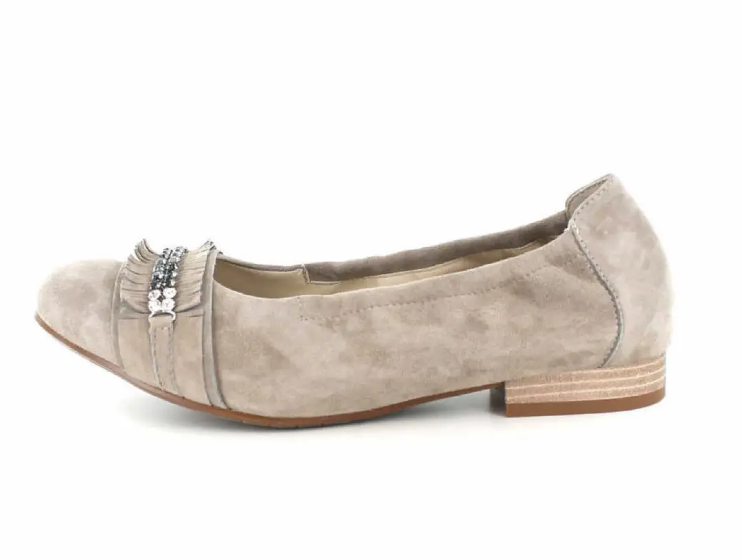 Semler dames ballerina's beige maat 41