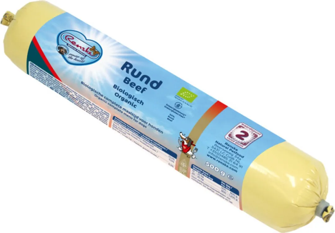 Renske Adult Bio Rund Graanvrij Hondenvoer 7x500g
