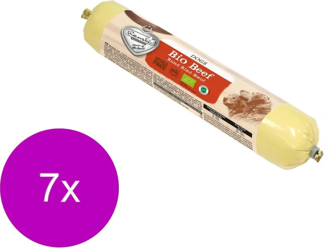 Renske Adult Bio Rund Graanvrij Hondenvoer 7x500g
