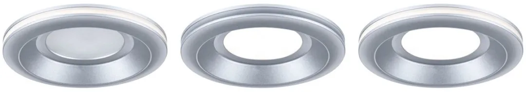 Paulmann Sormus LED-inbouwlamp 4,8W 300lm IP65 - 100mm - Chroom mat - afbeelding 6 van 6