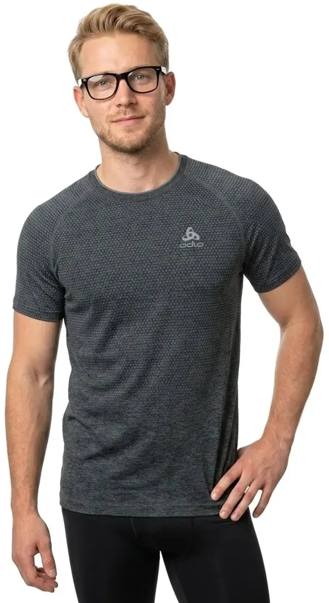 Odlo Essential Seamless T-shirt - Grijs Melange - S - afbeelding 3 van 4