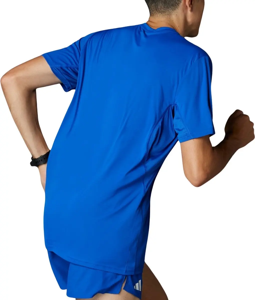 adidas Adizero Essentials Hardloop-T-Shirt - Blauw - XXL - afbeelding 4 van 6