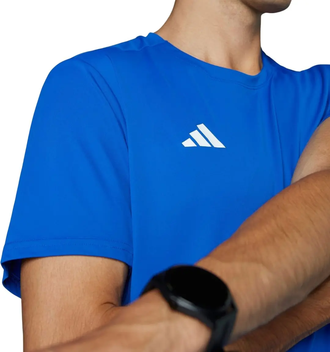 adidas Adizero Essentials Hardloop-T-Shirt - Blauw - XXL - afbeelding 3 van 6