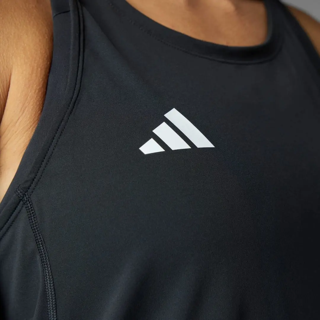 adidas Adizero Essentials Dames Tanktop - XS - Zwart - afbeelding 5 van 6