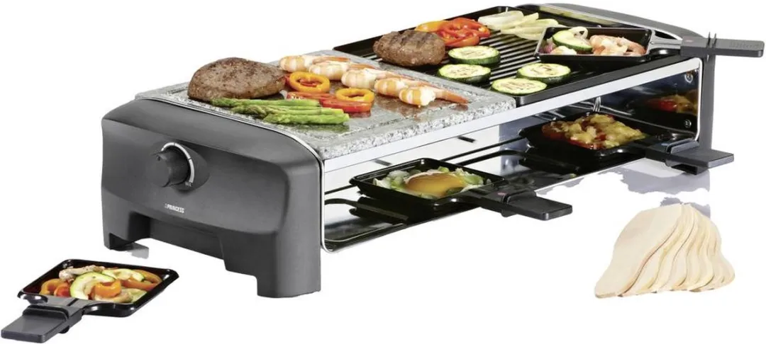 Princess Gourmetstel 162820 - Grill & Bakplaat 1400W - 8 Personen - Zwart - afbeelding 6 van 6