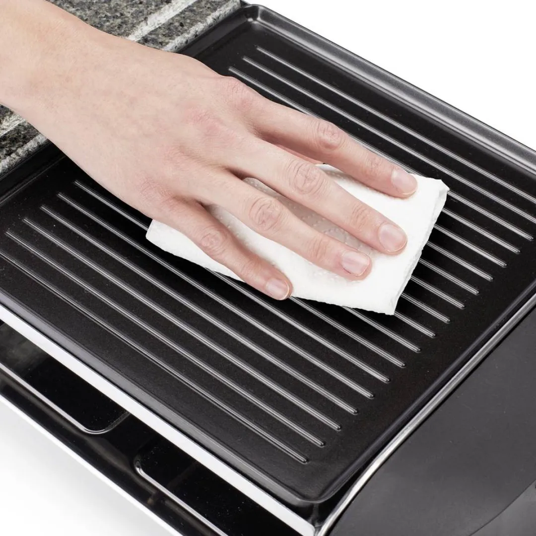 Princess Gourmetstel 162820 - Grill & Bakplaat 1400W - 8 Personen - Zwart