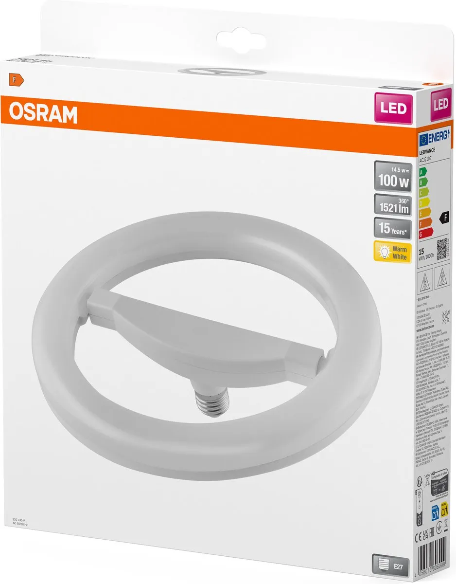 Osram Circolux LED E27 14.5W 1521lm - Zeer Warm Wit - afbeelding 3 van 6