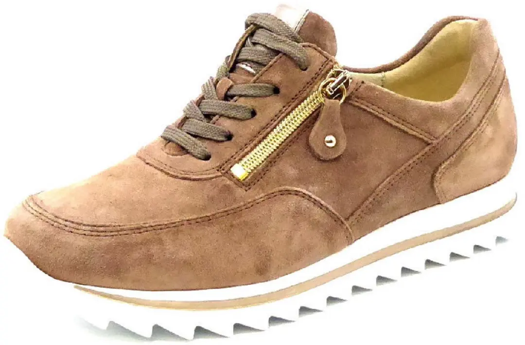 Waldläufer dames sneakers bruin maat 37.5