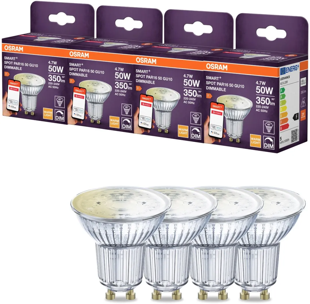 Osram SMART+ ZB PAR16 50 LED-lamp 4,9W E14 - Wit 2700K